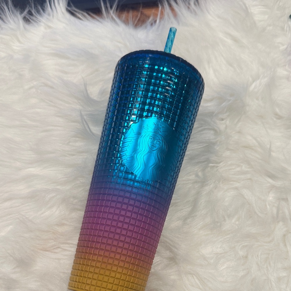 Starbucks Tim Singleton Rainbow Grid Gradient Ombré